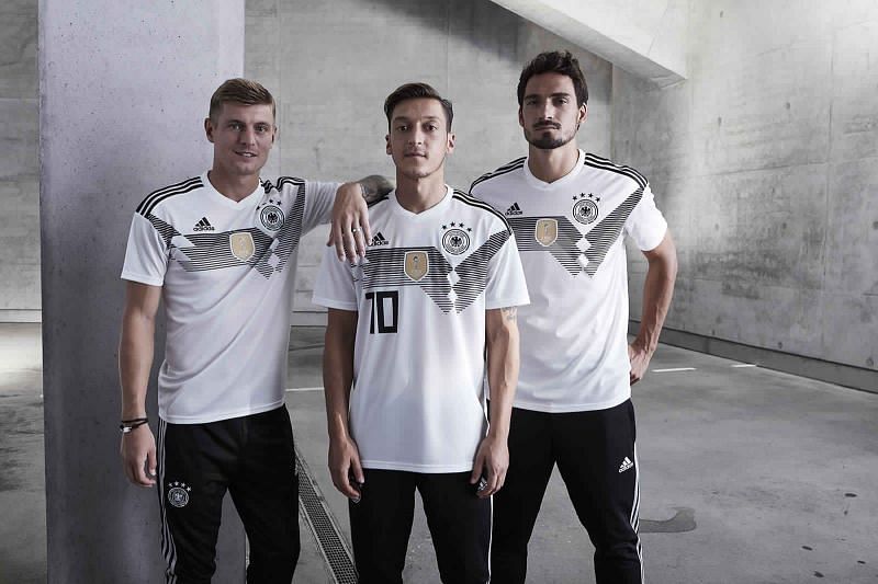 The three most instrumental members of the 2018 squad - (L-R) Toni Kroos, Mesut Ozil and Mats Hummels