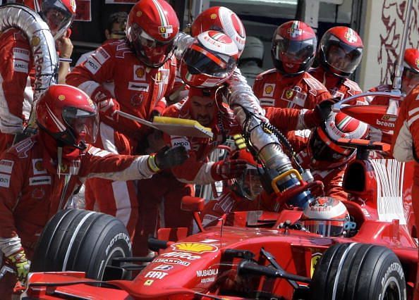 Ferrari&#039;s Finnish driver Kimi Raikkonen
