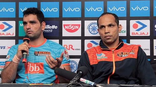 Surjeet Singh (L) will hope to form yet another coalition with Jagdish Kumble and take the Warriors to a title victory