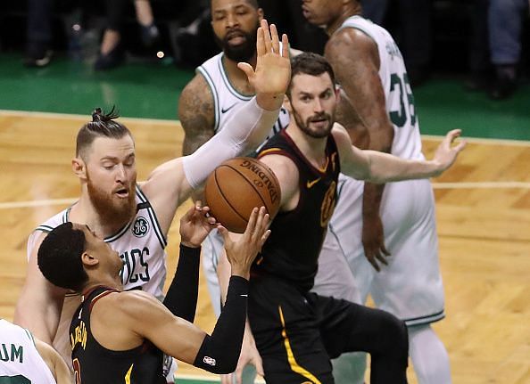 2018 NBA Playoffs: Cleveland Cavaliers vs Boston Celtics At TD Garden