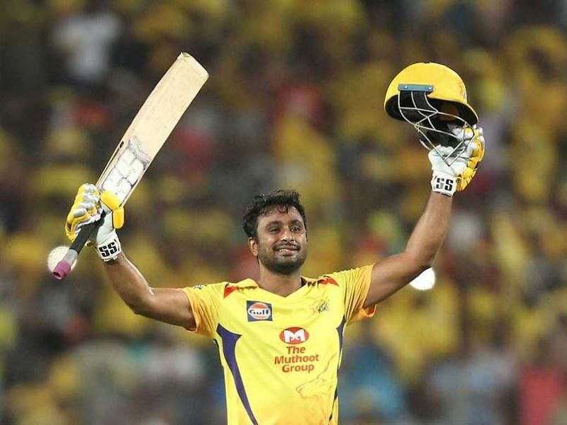 Rayudu scored his first IPL century