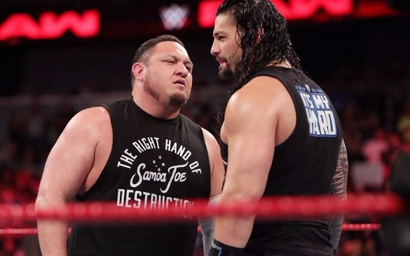 Who will walk away victorious between the big dog and the samoan submission machine? Images courtesy of ringsidenews.com