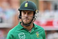South Africa's Francois du Plessis react
