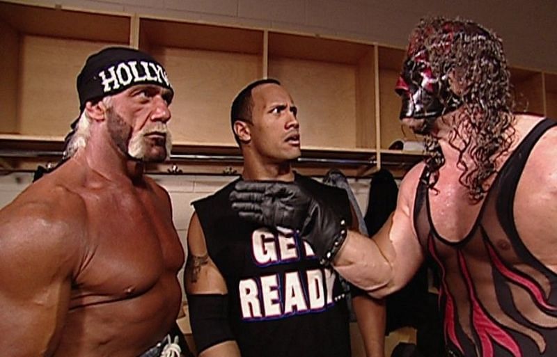 Hulk Hogan (Left) had words of high praise for Kane (Right)
