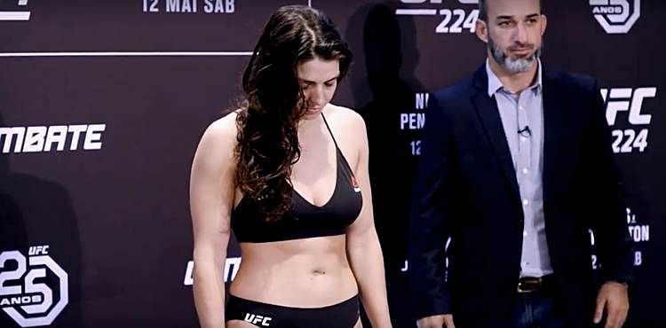 Mackenzie Dern missed weight by 7lbs for her fight on Saturday