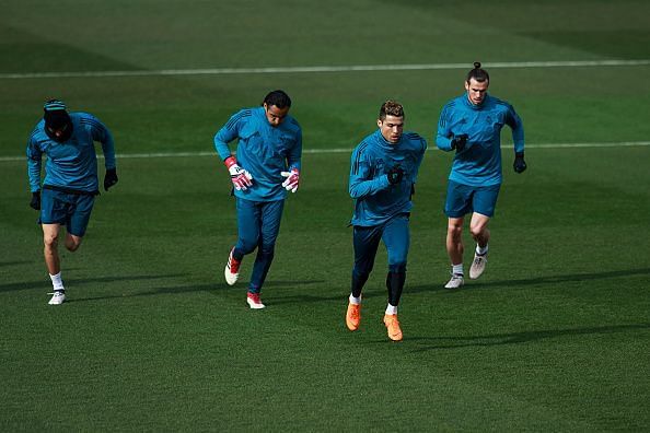 Real Madrid Training And Press Conference