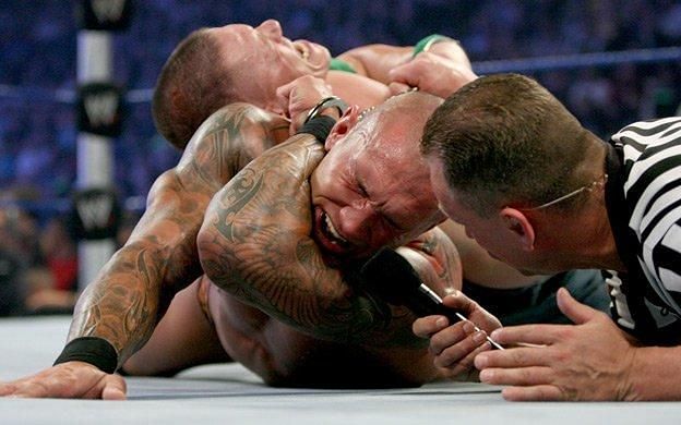 Randy Orton and John Cena battled each other in one of the better 