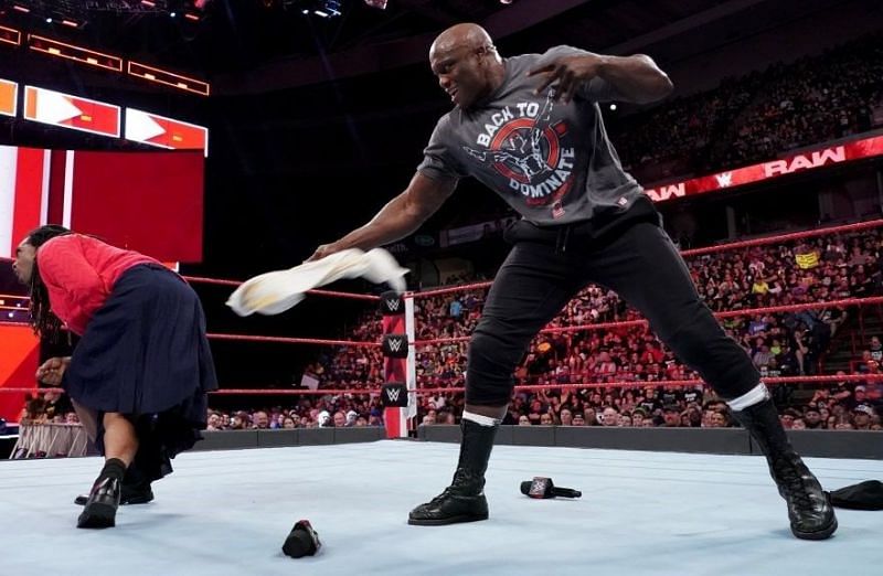 Bobby Lashley laid a beat-down on the impostors who were pretending to be his sisters