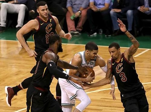 2018 NBA Playoffs: Cleveland Cavaliers vs Boston Celtics At TD Garden