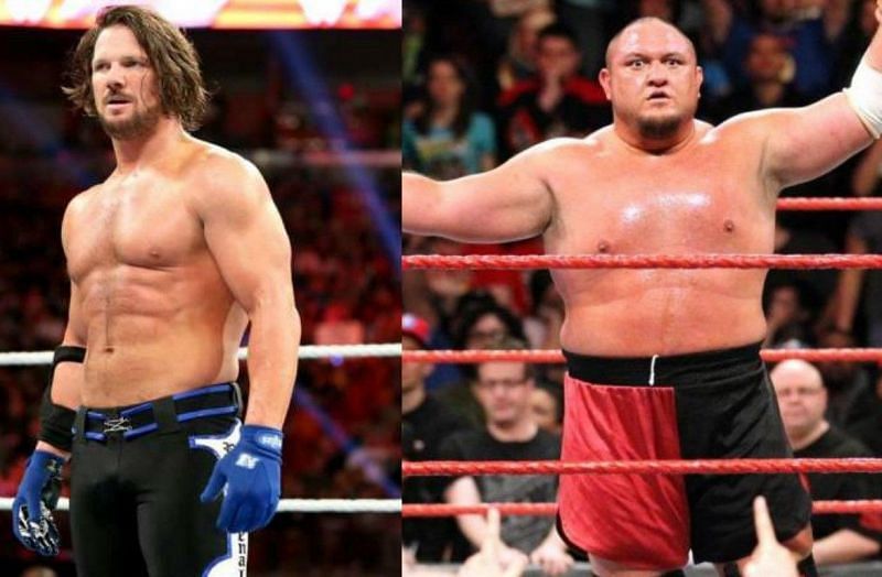 Current WWE Superstars such as AJ Styles (Left) and Samoa Joe (Right) have previously engaged in memorable feuds with one another in smaller promotions