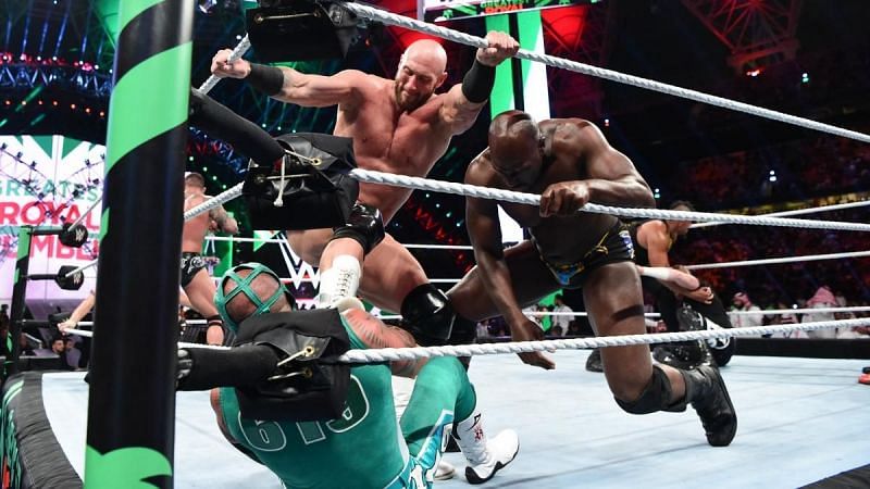 Titus O&#039;Neil in the Greatest Royal Rumble Match