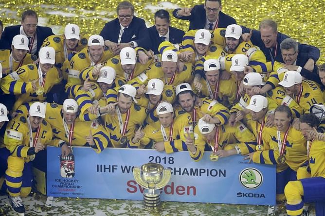 Sweden beats Switzerland to retain world ice hockey title