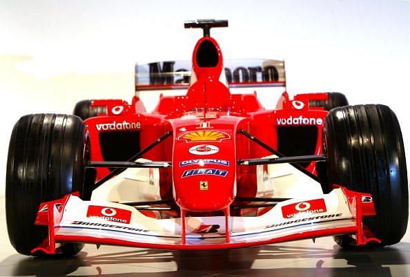 The new Ferrari car F2004 was unveiled b