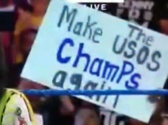 The Usos fan sign