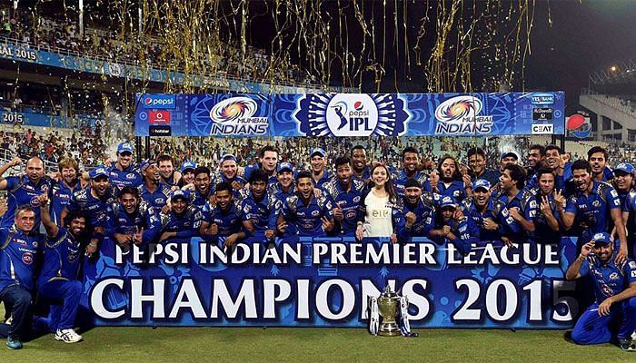 Mumbai Indians 2015 IPL champions