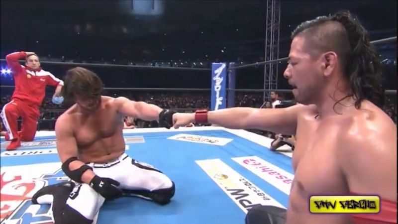 Styles vs Nakamura- Wrestle Kingdom 10