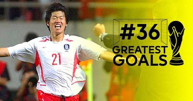 40 Greatest Goals in World Cup History: #36 Ji-sung Park - Portugal vs South Korea ('02)