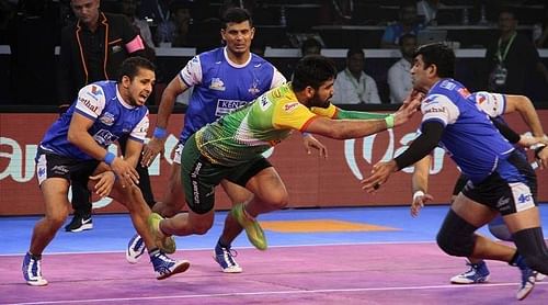 Pardeep Narwal in action