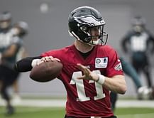 Eagles QB Carson Wentz back on the field for start of OTAs