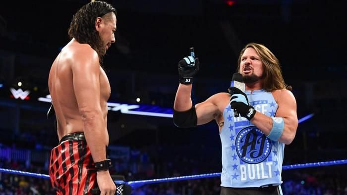 Styles and Nakamura will battle in a No DQ match at Backlash 