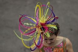 AP PHOTOS: Fascinating! Fancy hats take stage at horse show