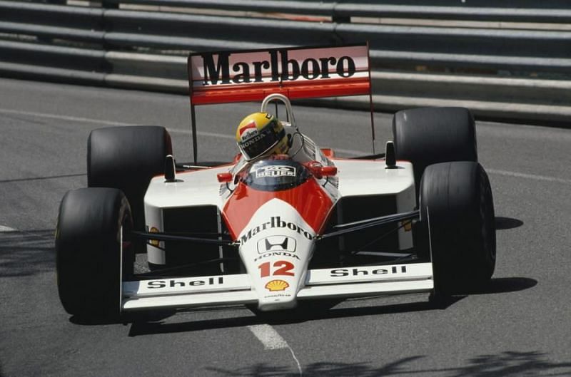 Ayrton Senna at the 1988 Monaco GP