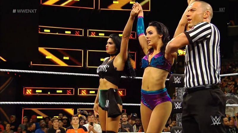 Billie Kay and Peyton Rayce