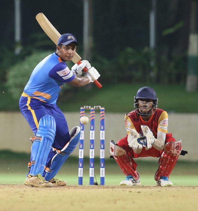 Shubham from IES VN Sule, Dadar in action during the finals of Pro Star League in Mumbai