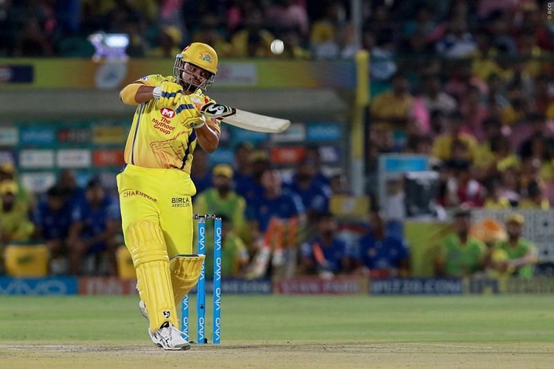 Suresh Raina was looking in good form in this game.