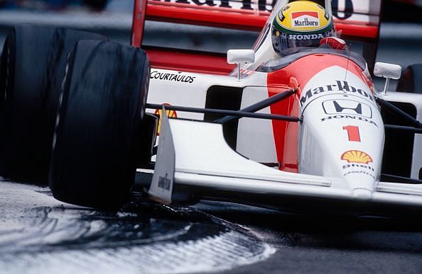Ayrton Senna Racing at Monaco Grand Prix