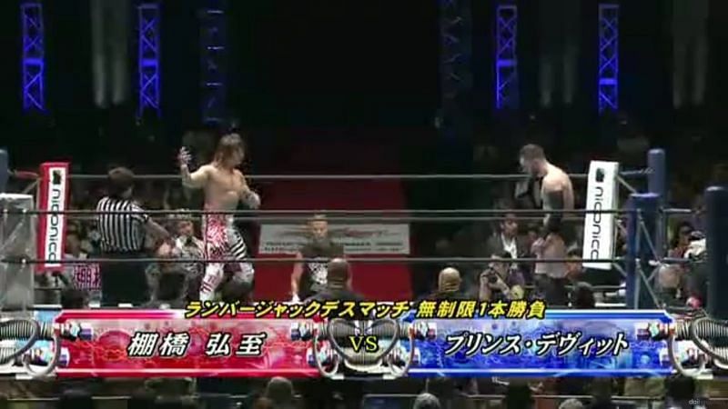 Prince Devitt vs Hiroshi Tanahashi- Destruction 