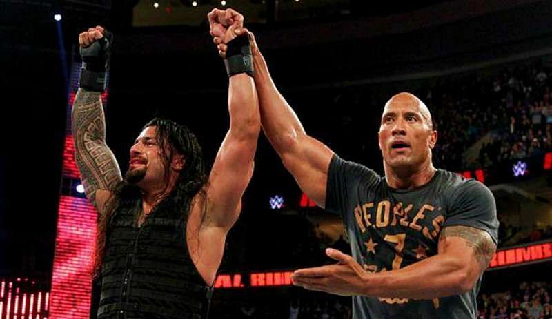 The Rock and Roman Reigns