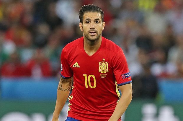 Fabregas was a key player for Spain when they won the World Cup in 2010