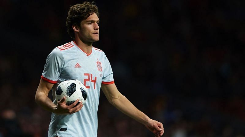 Marcos Alonso made his Spain debut during the international break in March