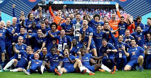 Two Chelsea players who were instrumental in the FA Cup victory