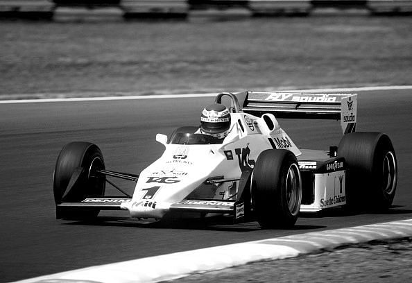 Keke Rosberg driving a Williams FW08C.