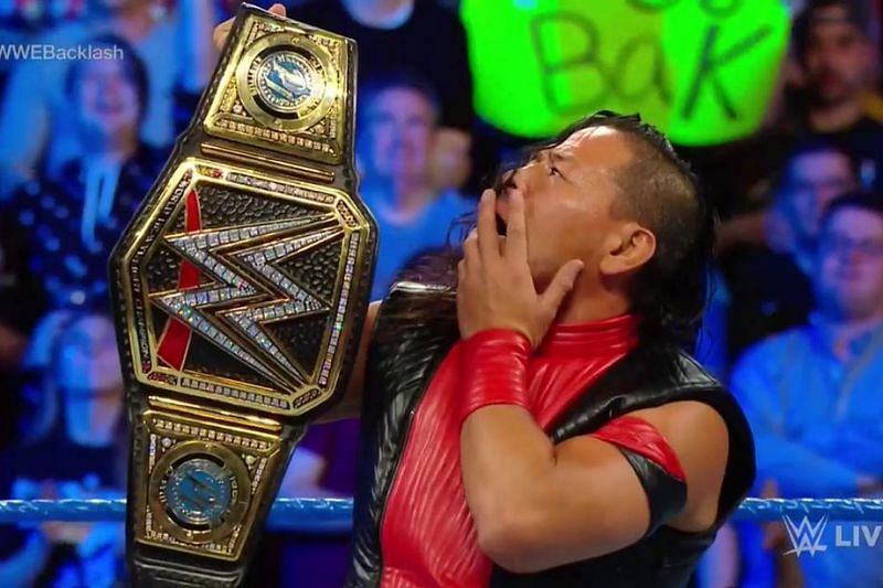 Shinsuke Nakamura WWE title.
