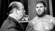 Paul Heyman and Curtis Axel backstage at Raw.