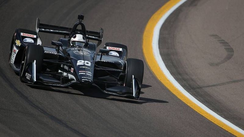 Ed Carpenter taking pole at the 2018 Indy 500