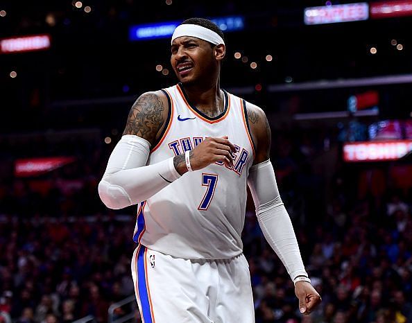 Report: Oklahoma City Thunder looking to part ways with Carmelo Anthony