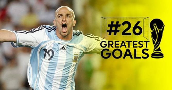 40 Greatest Goals in World Cup History: #26 Esteban Cambiasso- Argentina vs Serbia ('06)
