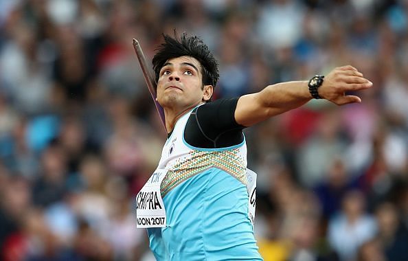 Neeraj Chopra in action