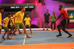 From 22 yards to Kabaddi mat – Irfan Pathan, Brett Lee and Darren Sammy turn Kabaddi novices