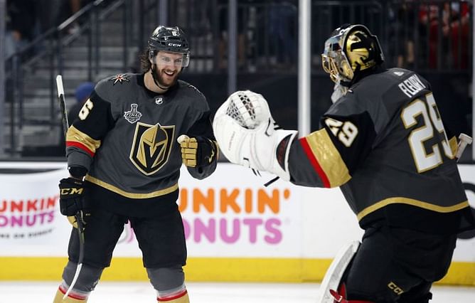 The Latest: History working vs Capitals, down 0-1 to Vegas