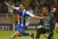 Deportivo Coruna's player Albert Luque c