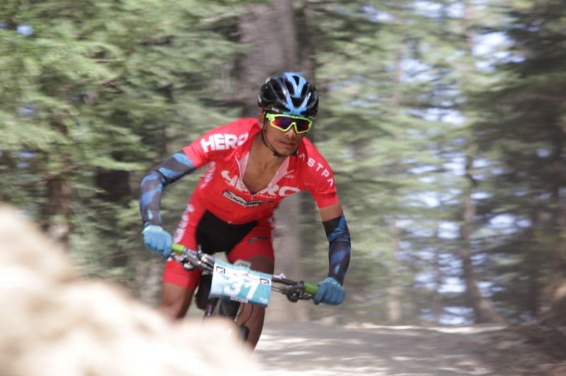 David Kumar retained his title as the overall winner of the Hero MTB Shimla.