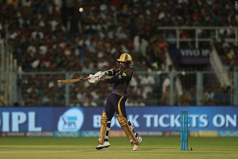 Sunil Narine hit 21 runs in 