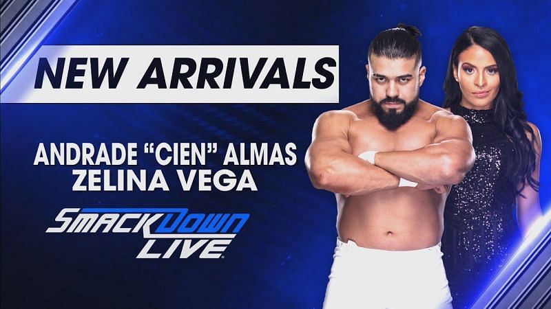 Image result for wwe andrade cien almas smackdown