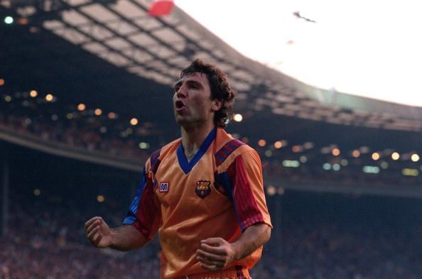 Barcelona&#039;s Hristo Stoichkov