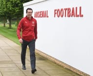 New Arsenal Head Coach Unai Emery at the Arsenal Training Ground